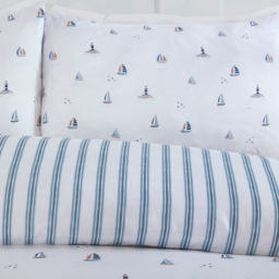 Sail Boats Duvet Set Blue King - My Home - Wilko - thumbnail 4