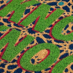 Eselle Astley Knock Knock Printed Natural Multicolour Coir Door Mat 40 x 60cm - Size: 40 x 60 x 1.5cm - Wilko - thumbnail 5