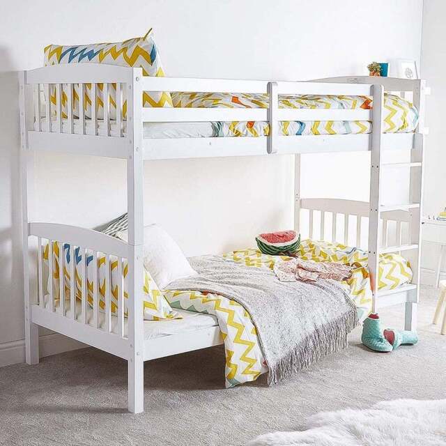 Kosy Koala White Wooden Bunk Bed - Size: Single - Portland - Wilko - image 1