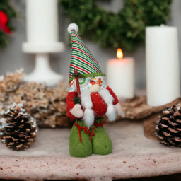 Xmas Haus Multicolour Light Up Extendable Gonk Christmas Decoration 34cm - Size: 15 x 20 x 34cm - Wilko - thumbnail 4