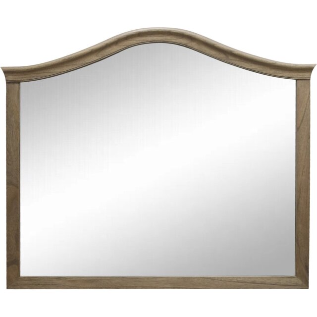 Rosemont Wooden Over Mantle Mirror Brown - Wilko