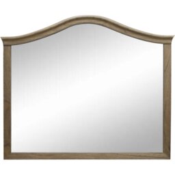Rosemont Wooden Over Mantle Mirror Brown - Wilko