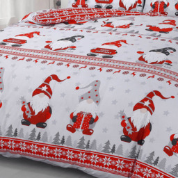 Velosso Single Xmas Gonks Duvet Set - Multi - Wilko - thumbnail 4