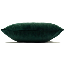 furn. Aurora Emerald Green Ribbed Velvet Cushion - Size: 45 x 45cm - Wilko - thumbnail 4