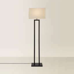 ValueLights Gloria Lamp Shade Black Double Stem Metal LED Floor Lamp - Size: 150.5 x 43 x 25cm - Wilko - thumbnail 6