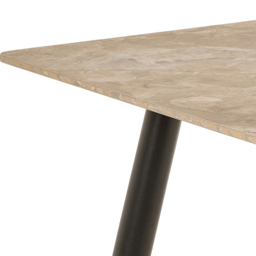 Florence Wicklow Brown and Black Ceramic Dining Table - Size: 4 Seater - Multi - Furniture To Go - Wilko - thumbnail 7
