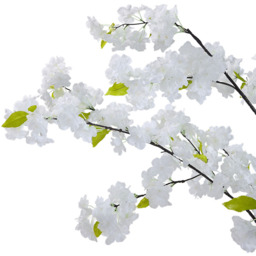 Living and Home Cherry Blossom Artificial Tree Decoration 165cm - Size: 165 x 98 x 98cm - White - Wilko - thumbnail 4