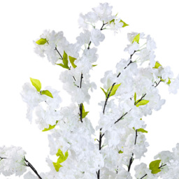 Living and Home Cherry Blossom Artificial Tree Decoration 165cm - Size: 165 x 98 x 98cm - White - Wilko - thumbnail 5
