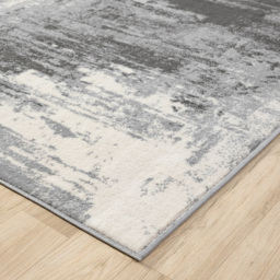 Desire Rugs Obsidian Grey Craft Abstract Rug 200 x 290cm - Size: 290 x 200 x 0.8cm - Wilko - thumbnail 6