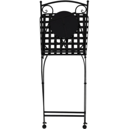 Charles Bentley 2 Seater Bistro Set Mosaic Black and Grey - Wilko - thumbnail 5