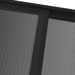vidaXL 2.45 x 3.96m Anthracite Aluminium and Steel Gazebo with Roof - Size: 2.5 x 4m - Grey - Wilko - thumbnail 7