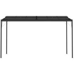 vidaXL 2.45 x 3.96m Anthracite Aluminium and Steel Gazebo with Roof - Size: 2.5 x 4m - Grey - Wilko - thumbnail 5