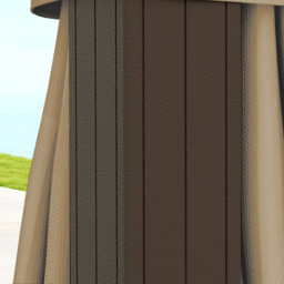 Outsunny 3 x 3m Dark Brown Aluminium Frame Hardtop Gazebo - Wilko - thumbnail 4