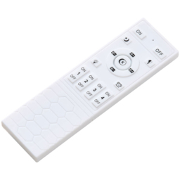 Living and Home Black 4 Square LED Ceiling Light with Remote - Size: 7 x 53 x 53cm - Wilko - thumbnail 3