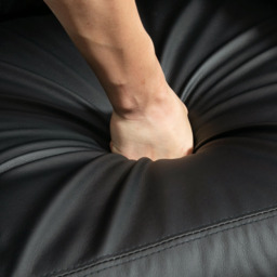 Portland Black PU Leather Massage Recliner Chair with Remote - Size: Single - Wilko - thumbnail 4