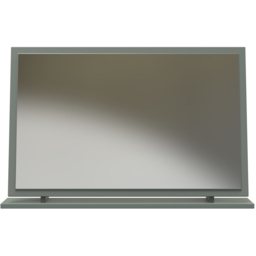 Crowndale Las Vegas Reed Green Standing Mirror Ready Assembled - Size: 75 x 49cm - Wilko - thumbnail 3