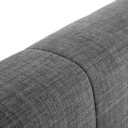 Julian Bowen Sorrento Double Slate Grey Linen High Headboard - Cream - Wilko - thumbnail 7