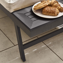 Furniturebox Cancun Grey Metal 2 Seater Outdoor Lounge Set - Wilko - thumbnail 6