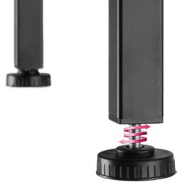 tectake Hamilton 2 Shelf Light Wood Oak Sonoma L Shaped Desk - Size: 75.5 x 138 x 138cm - Brown - Wilko - thumbnail 6