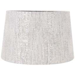 Grey Tapered Woven Lamp Shade 14 inch - Wilko - thumbnail 1
