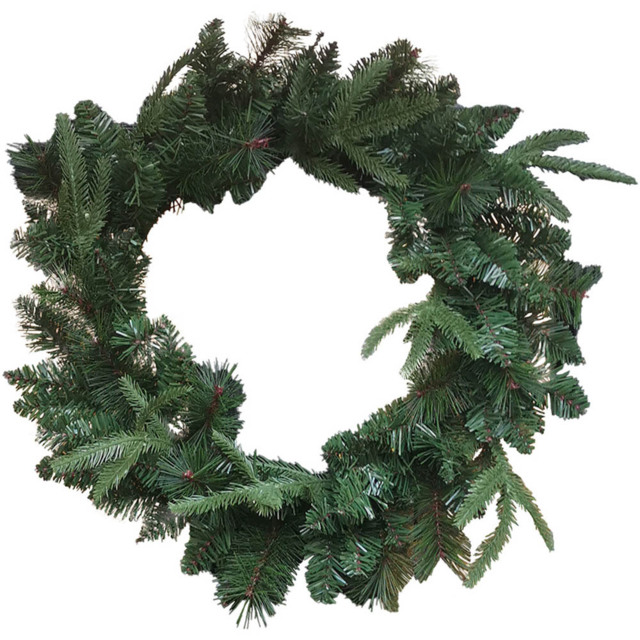Samuel Alexander Norfolk Pine Christmas Wreath Green 50cm - Size: 50 x 50 x 50cm - Wilko - image 1