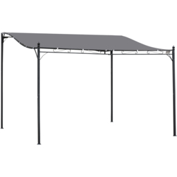 Outsunny 4 x 3m Grey Canopy Gazebo Pergola - Size: 3 x 4m - Wilko - thumbnail 3