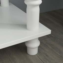 HOMCOM 2 Drawer White Wooden Console Table - Size: 705.0 x 33.0 x 84.0cm - Wilko - thumbnail 5