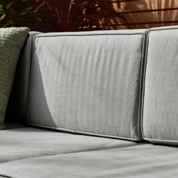 Furniturebox Windermere 6 Seater Black Rattan Sofa Lounge Set - Wilko - thumbnail 4