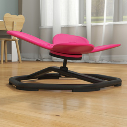 Tommy Toys Butterfly Pink Kids Swivel Sensory Spinning Chair - Size: 26.5 x 56.5 x 57cm - Wilko - thumbnail 6