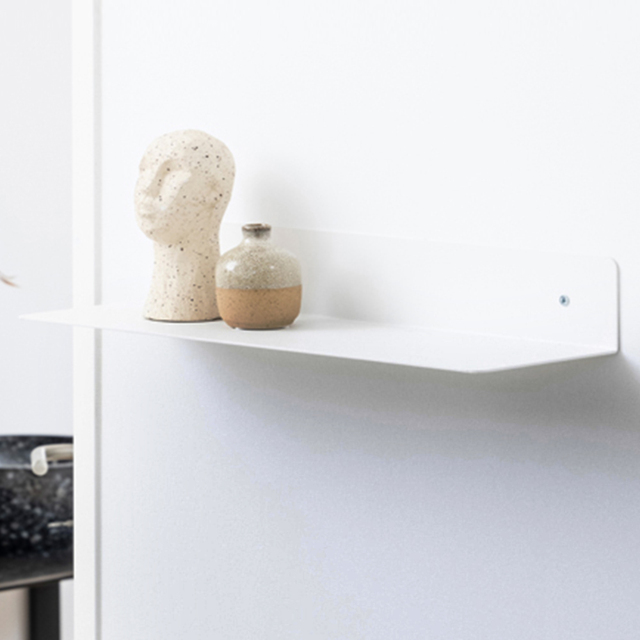 Florence Joliet White Rectangular Floating Shelf 50cm - Size: 7 x 50 x 15cm - Furniture To Go - Wilko - image 1