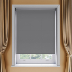 New Edge Blinds Thermal Blackout Roller Blind Slate Grey 90cm - Size: W 90 x D 170cm - Wilko