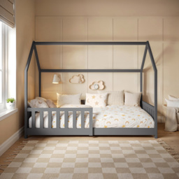 Flair Explorer Single Grey Playhouse Bed Frame with Rails - Wilko - thumbnail 5