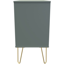 Crowndale Diamond 3 Drawer Reed Green Chest of Drawers - Wilko - thumbnail 5
