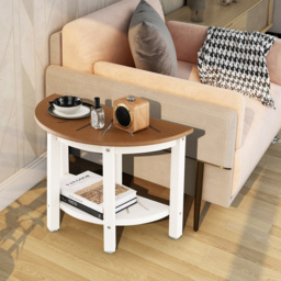 Costway Single Shelf Brown HDPE Bath Spa Bench - Size: 69 x 45 x 11cm - Wilko - thumbnail 5