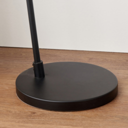 Pacific Lifestyle Toulon Matt Black Metal Retro Task Floor Lamp - Size: 150 x 25 x 61cm - Wilko - thumbnail 5