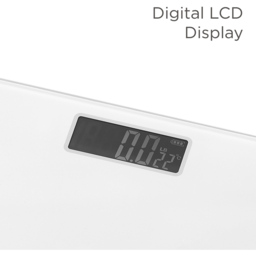 BLACK+DECKER White Bathroom Scale - Size: 30 x 30cm - Black + Decker - Wilko - thumbnail 5