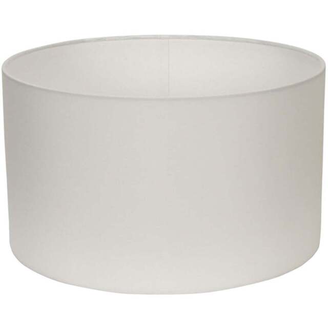 ValueLights Reni White Fabric Medium Drum Shade - Size: 35 x 20 x 35cm - Wilko - image 1