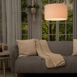 ValueLights Reni White Fabric Medium Drum Shade - Size: 35 x 20 x 35cm - Wilko - thumbnail 6