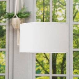 ValueLights Reni White Fabric Medium Drum Shade - Size: 35 x 20 x 35cm - Wilko - thumbnail 3