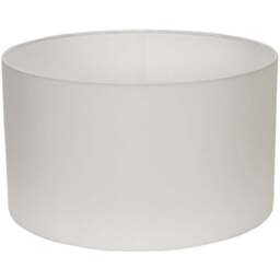 ValueLights Reni White Fabric Medium Drum Shade - Size: 35 x 20 x 35cm - Wilko