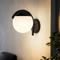 EGLO Prata Vecchia Black Exterior Wall Light - Size: 20.0 x 28.5 x 26.0cm - Wilko - thumbnail 3