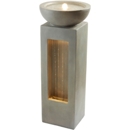 Garden Gear Serenity Water Feature - Size: 101 x 40 x 40cm - Grey - Wilko - thumbnail 1