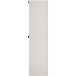 Crowndale Bora Single Door 6 Shelf Kashmir Matt Double Wardrobe - Cream - Wilko - thumbnail 4