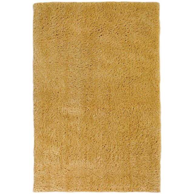 Homemaker Ochre Snug Plain Shaggy Rug 160 x 230cm - Yellow - Wilko - image 1