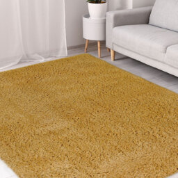 Homemaker Ochre Snug Plain Shaggy Rug 160 x 230cm - Yellow - Wilko - thumbnail 7