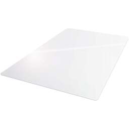 Ultimat Polycarbonate Rectangular Chair Mat 116 x 134cm - Size: 134 x 116 x 0.27cm - Clear - Wilko - thumbnail 1