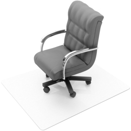 Ultimat Polycarbonate Rectangular Chair Mat 116 x 134cm - Size: 134 x 116 x 0.27cm - Clear - Wilko - thumbnail 3