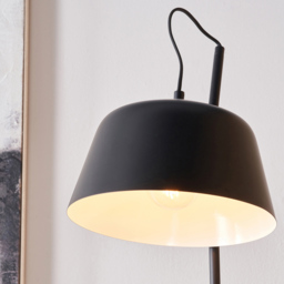 Pacific Lifestyle Amalie Black Metal Retro Task Floor Lamp - Size: 170 x 30 x 38cm - Wilko - thumbnail 4