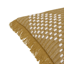 furn. Kadie Gold Woven Cushion 45 x 45cm - Wilko - thumbnail 5