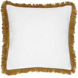 furn. Kadie Gold Woven Cushion 45 x 45cm - Wilko - thumbnail 7